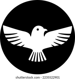 Pigeon Eagle Bird Logo-Aufkleber