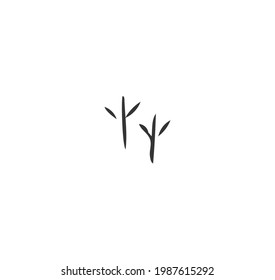 Pigeon footprint black silhouette vector on a white background