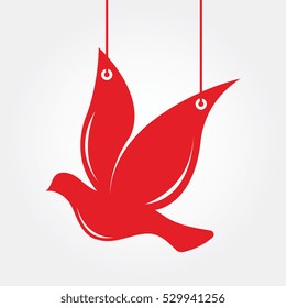 pigeon hanging