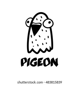 pigeon head funny sign