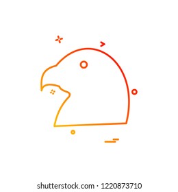 Pigeon icon design vector 