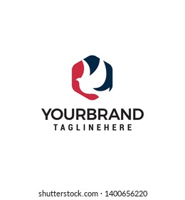 pigeon logo design concept template vector