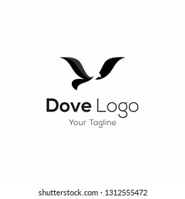 Pigeon logo stock vector