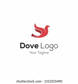 Pigeon logo stock vector