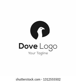 Pigeon logo stock vector