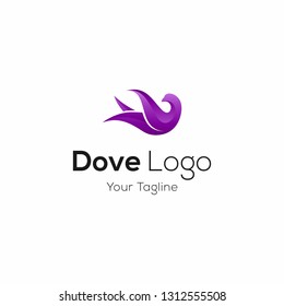 Pigeon logo stock vector