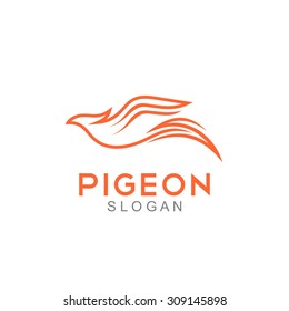 Pigeon Logo Template