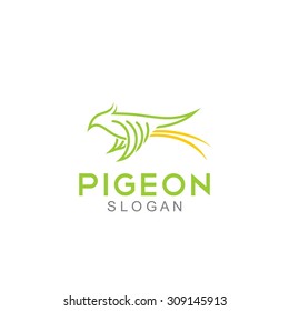 Pigeon Logo Template