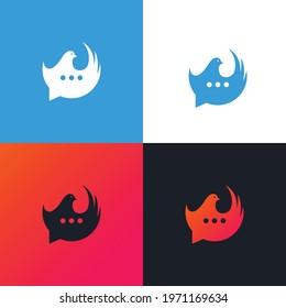 Pigeon Messaging Chatting App Logo