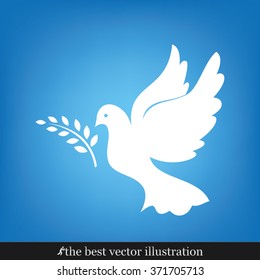 Pigeon Olive Leaf Icon