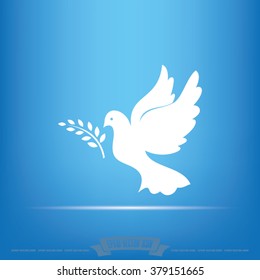 Pigeon Olive Leaf Icon