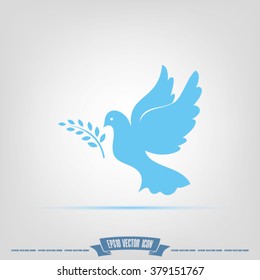 Pigeon Olive Leaf Icon