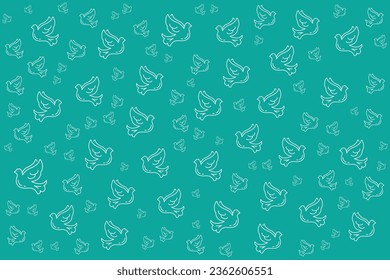 pigeon pattern and background design 