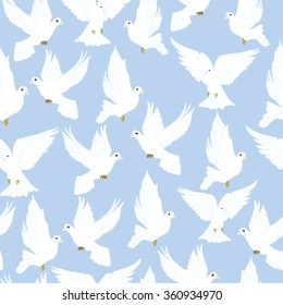 Pigeon pattern Seamless pattern background