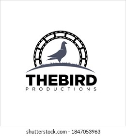 pigeon production film maker logo designs for entertainment