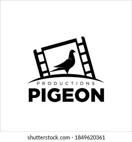 pigeon production film maker logo designs for entertainment