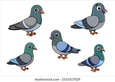 pigeon vetor , ícone ilustração vetorial, silhueta de pombo isolado em um fundo branco, eps, png,   vetor,