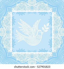 Pigeon. Vector illustration.