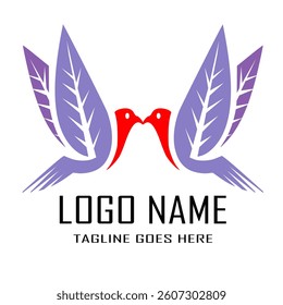 pigeon vector logo for business