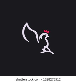 Pigeon vector logo design template