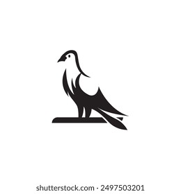 pigeon vector logo vector template