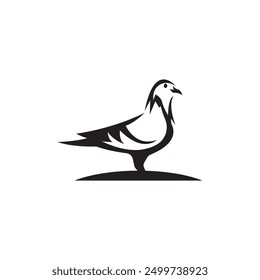 pigeon vector logo vector template