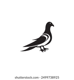 Plantilla de Vector de logotipo de Vector de paloma