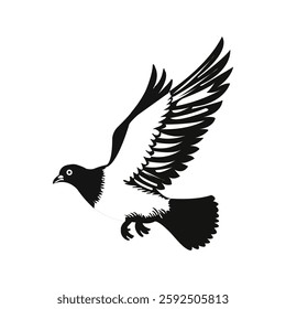 Pigeon Vector Stylish Urban Bird Illustration