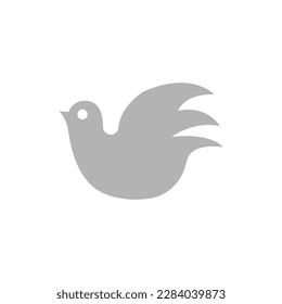 pigeons icon on a white background, vector illustration