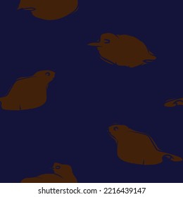Pigeons seamless pattern background for fashion textiles, graphics, backgrounds and crafts