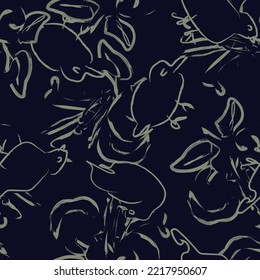 Pigeons seamless pattern background for fashion textiles, graphics, backgrounds and crafts