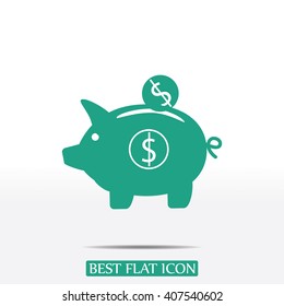 Piggy Banck Vector Icon