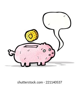 piggy bank cartoon