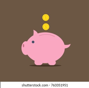 Piggy bank concept for safe investment, finance for protection