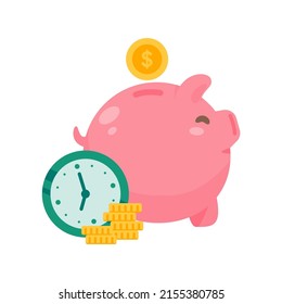 piggy bank and dollar coin Ideas for saving money for the future