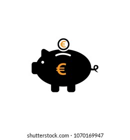 Piggy bank icon 