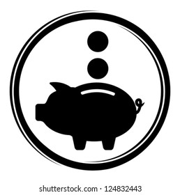 Piggy bank icon