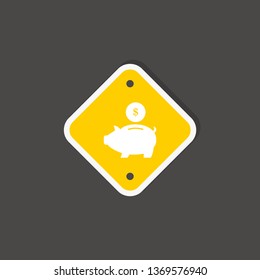 Piggy bank icon