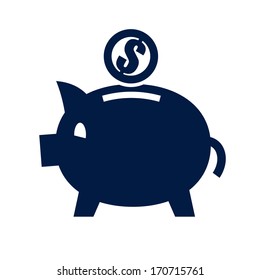 Piggy bank icon