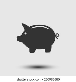Piggy bank icon