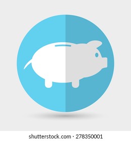 Piggy bank icon