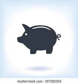 Piggy bank icon