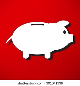 Piggy bank icon