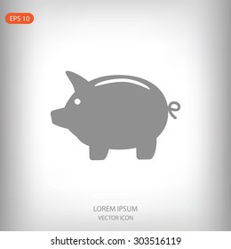 Piggy bank icon
