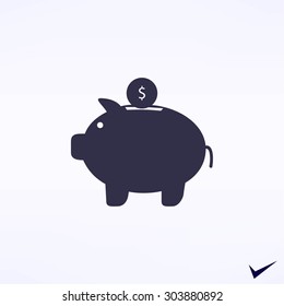 piggy bank  icon