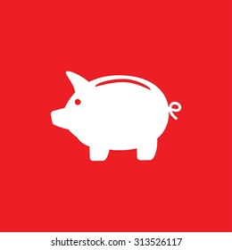 Piggy bank icon