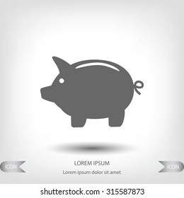 Piggy bank icon