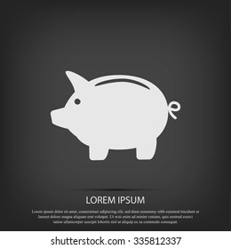 Piggy bank icon