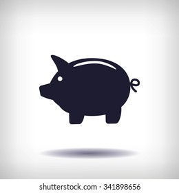 Piggy bank icon