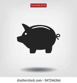 Piggy bank icon